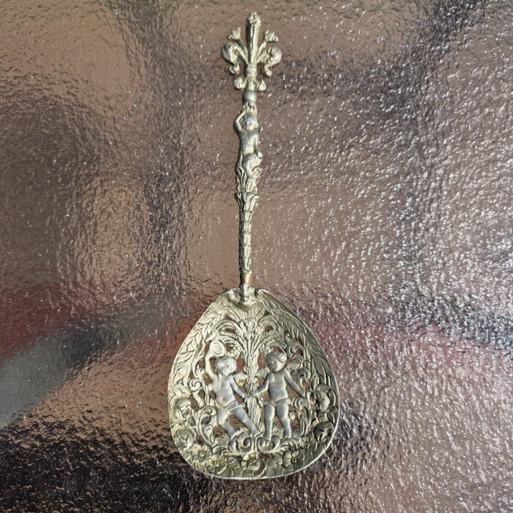 Ornate Gold Decorative Spoon